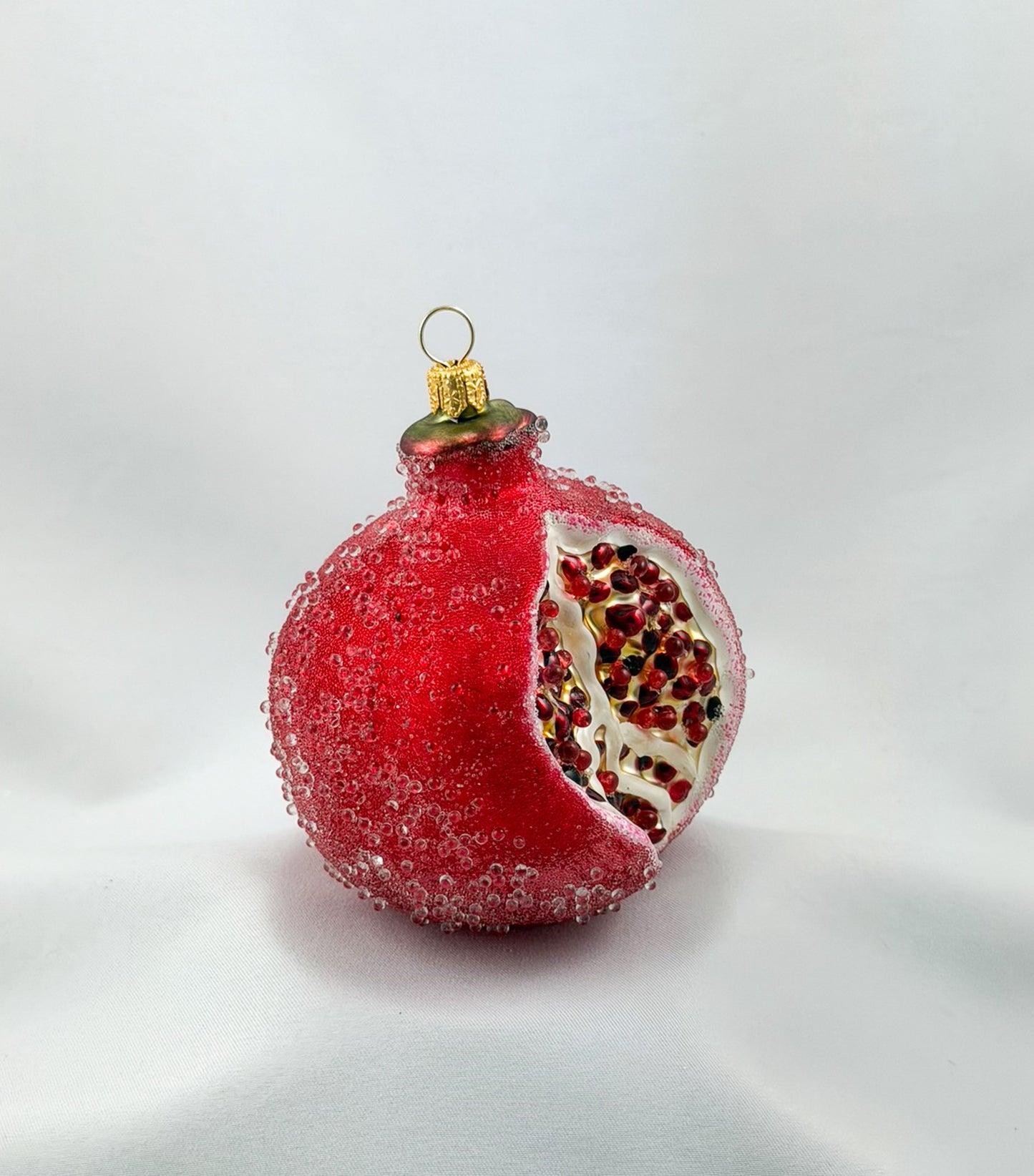 Open Pomegranate with Ice Glitter