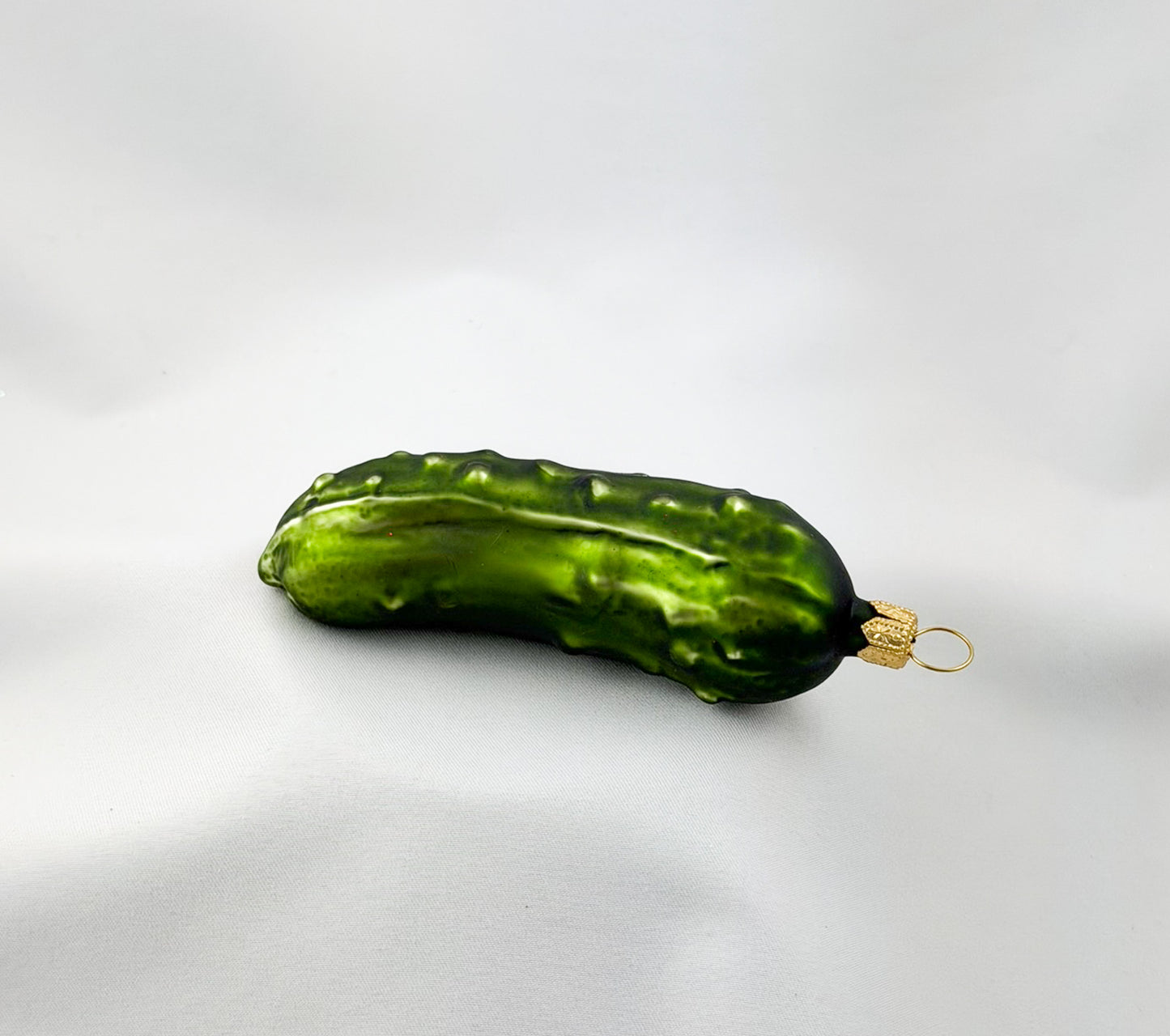 Large olive-green Christmas pickle