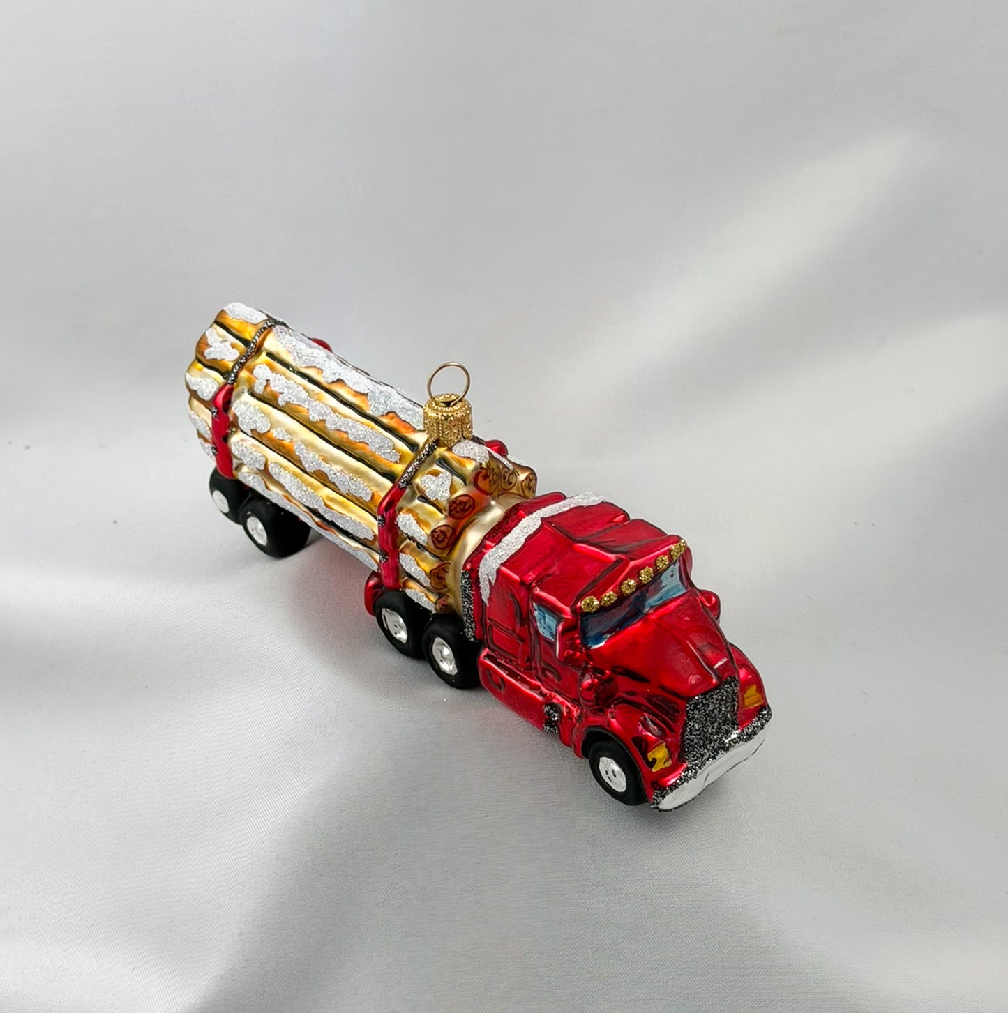 Wood transport truck