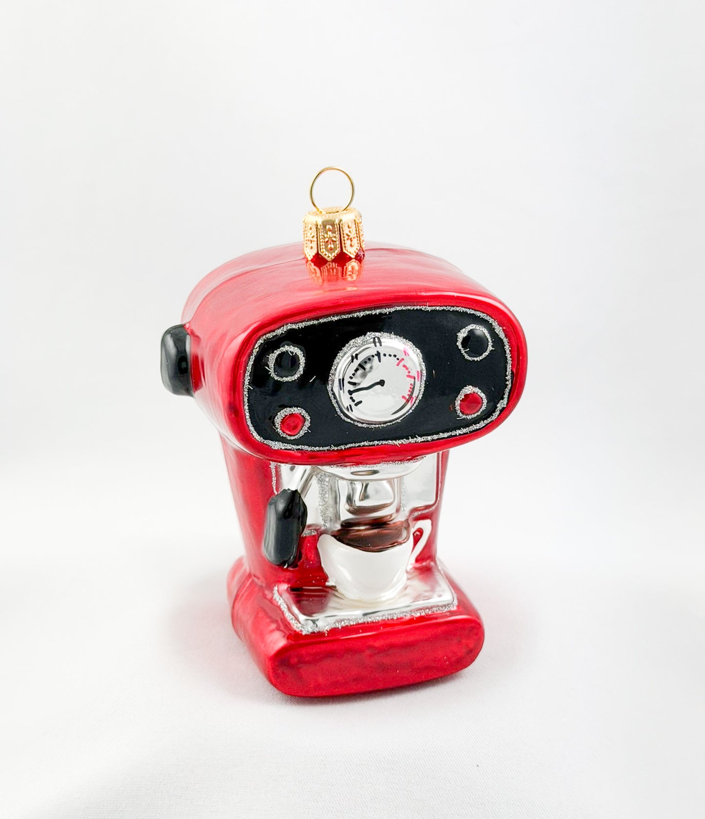 Red coffee machine