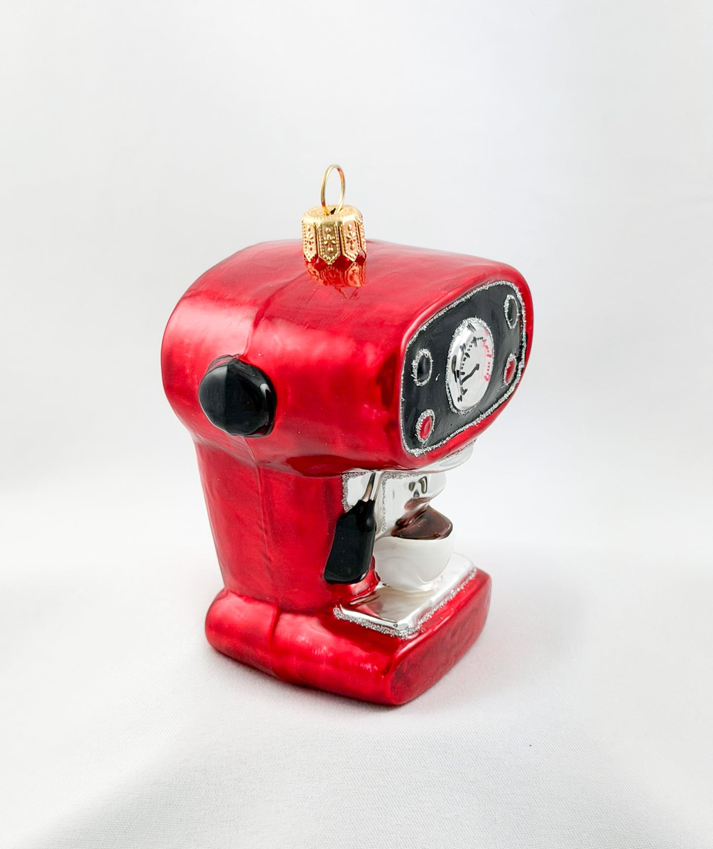 Red coffee machine