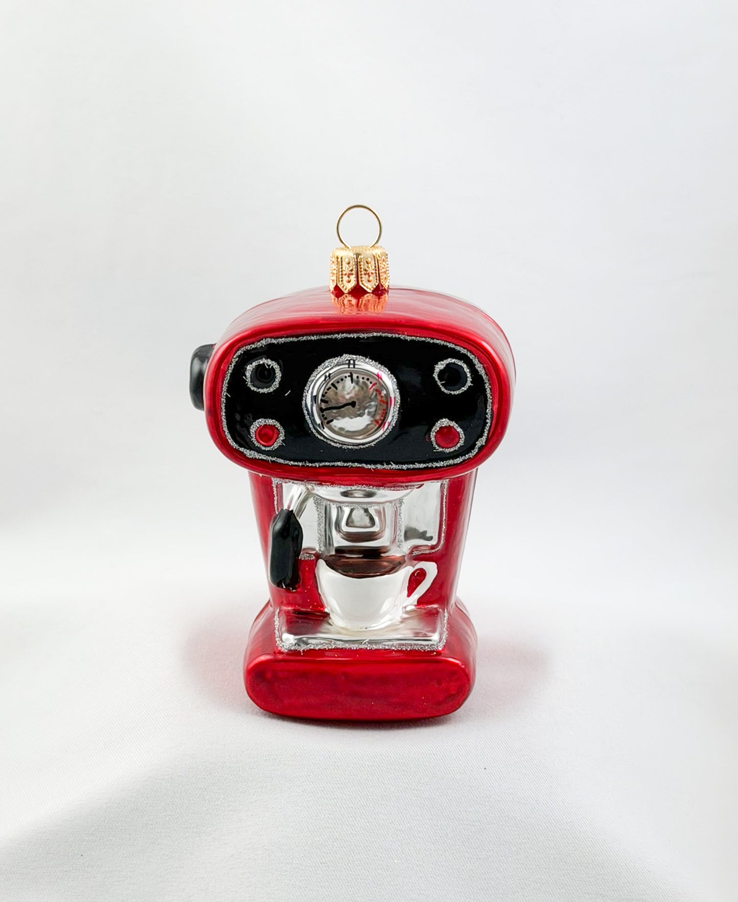 Red coffee machine