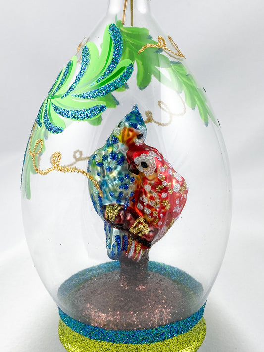 Papageienpaar im Urwald