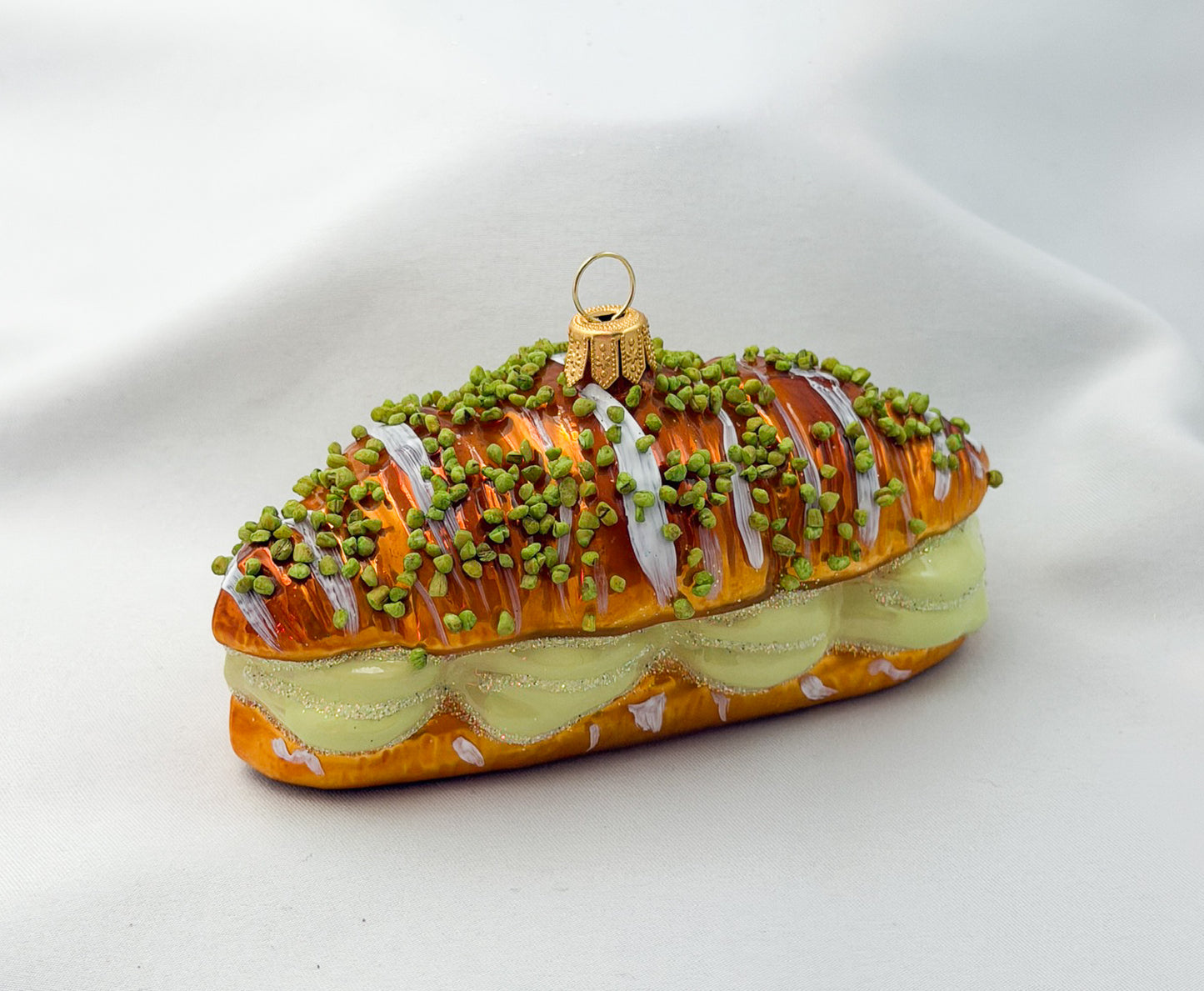 Croissant with Pistachio Cream Filling, Gipfeli