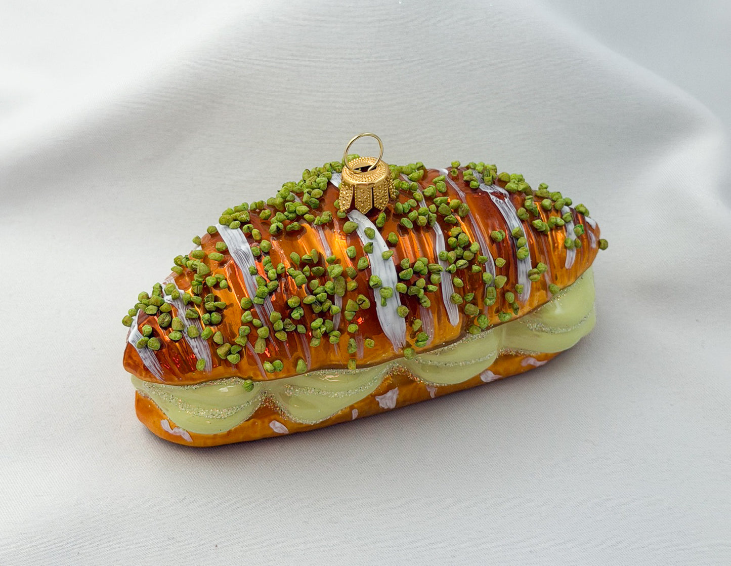 Croissant with Pistachio Cream Filling, Gipfeli