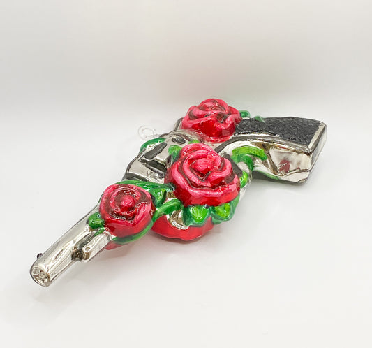 Pistole mit Blumen, Dia de los Muertos, KOMOZJA MOSTOWSKI