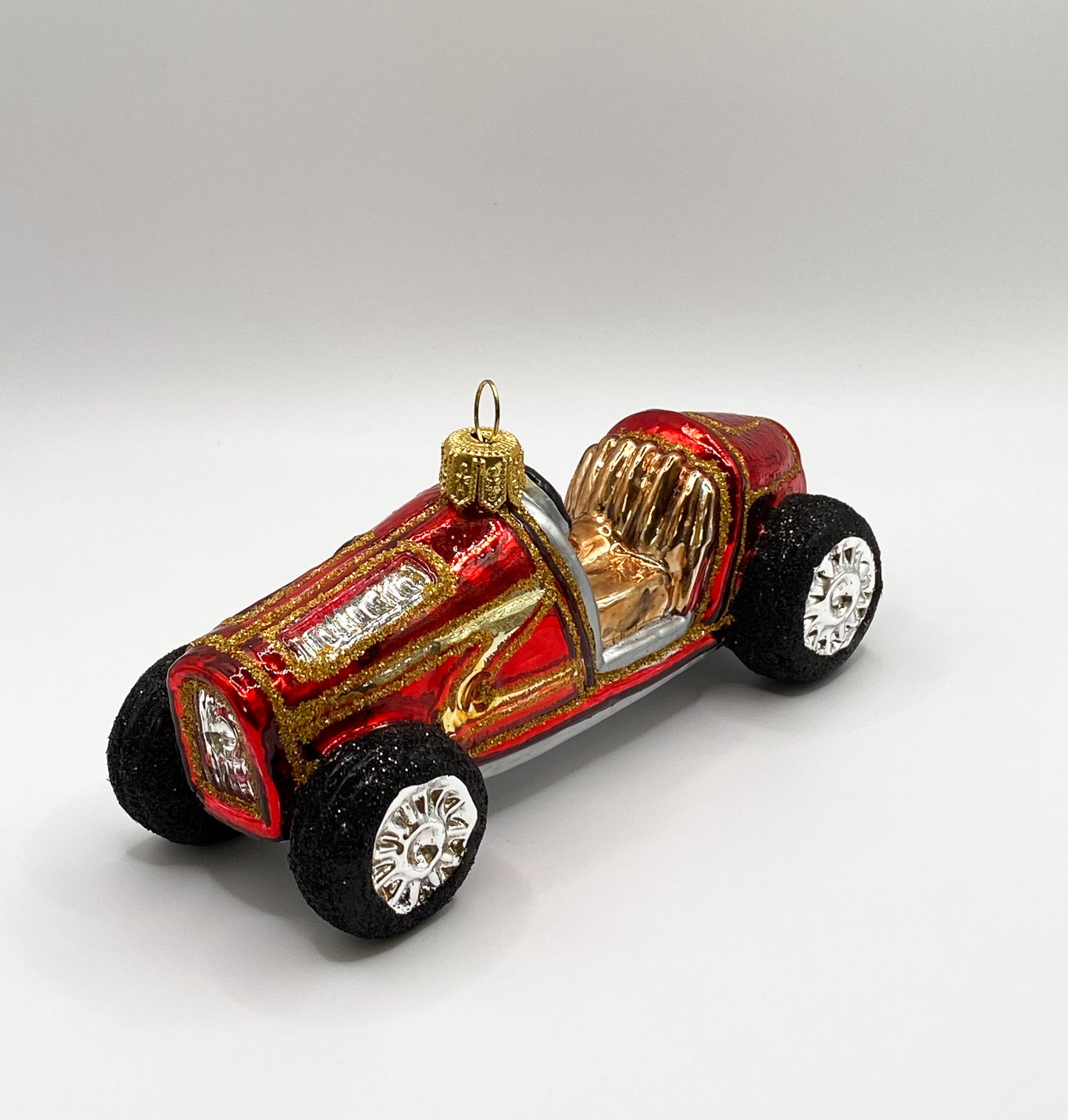 Rotes Oldtimer Rennauto