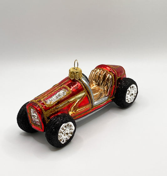 Rotes Oldtimer Rennauto