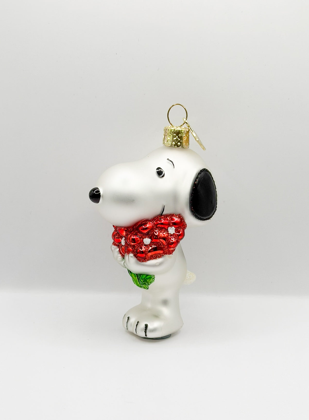Snoopy bringt einen grossen Blumen-Strauss
