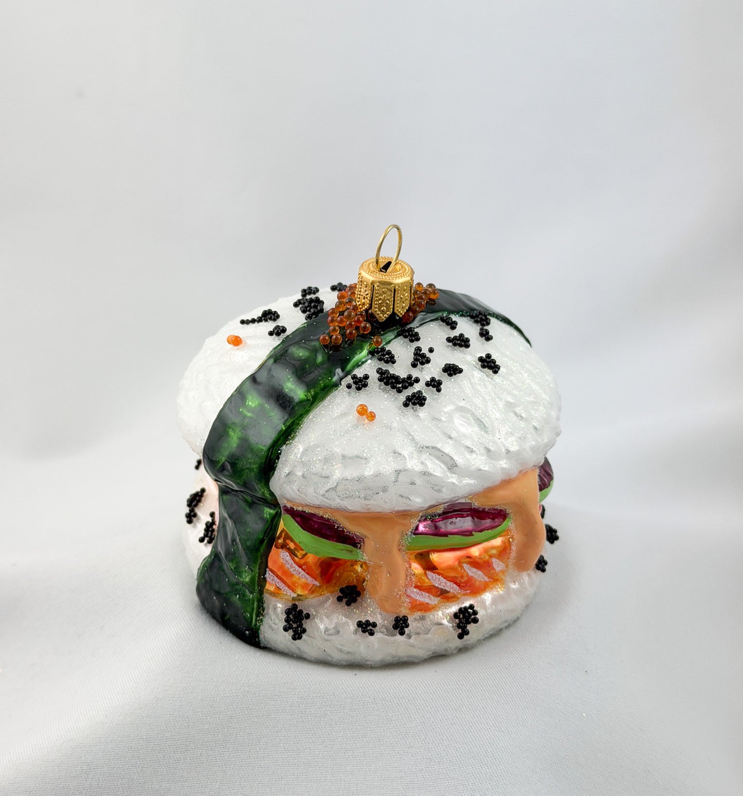 Sushi Burger with Sesame Crumble