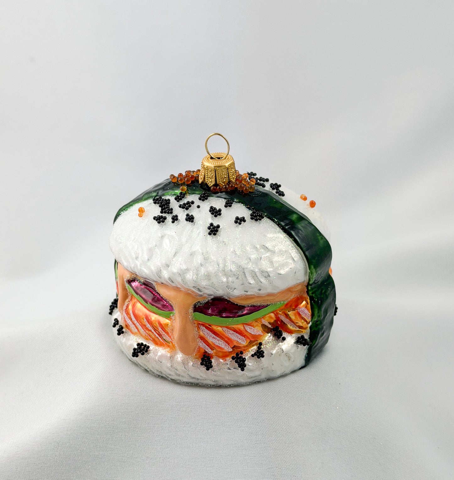 Sushi Burger with Sesame Crumble