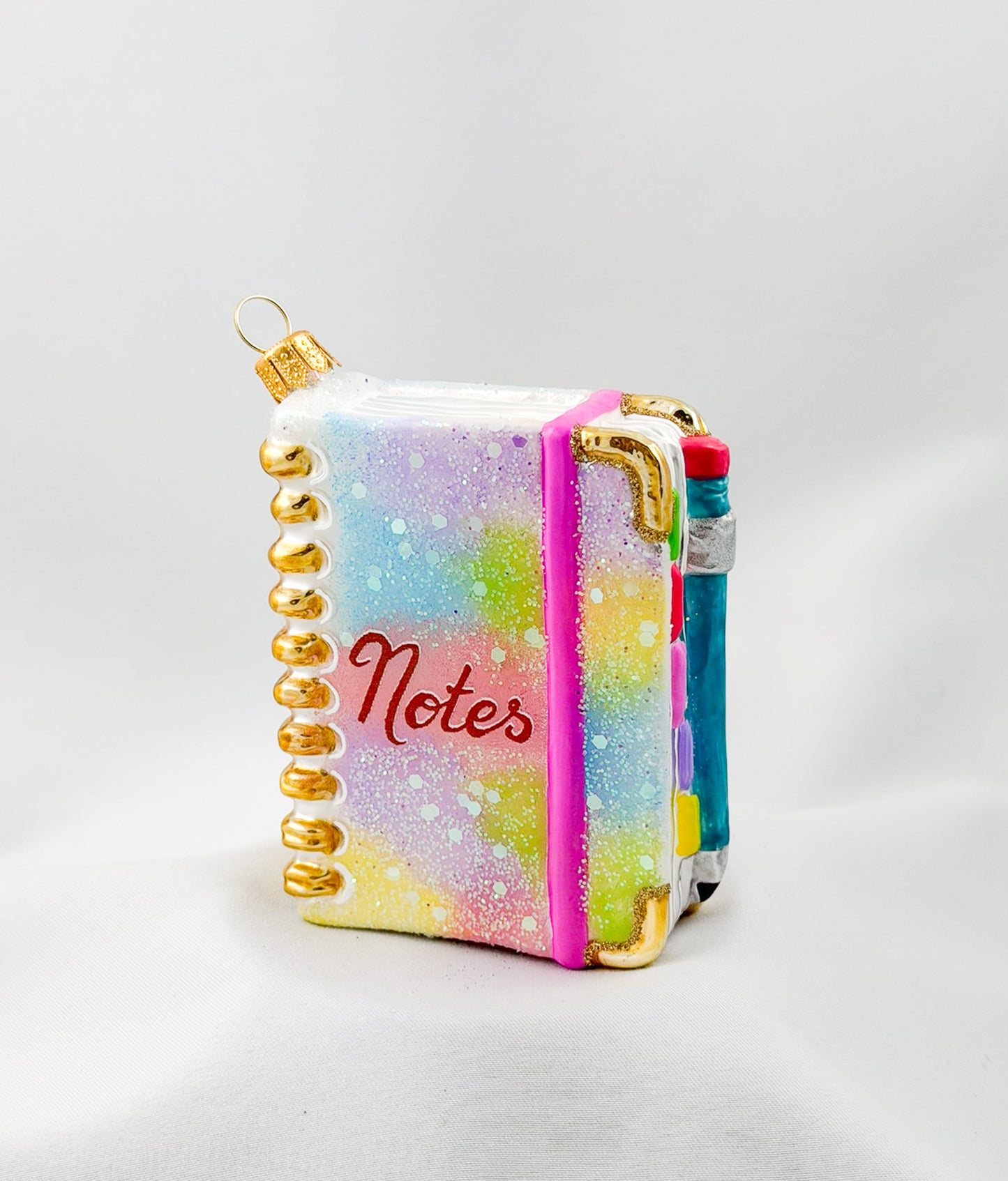 Colorful Notebook, Diary with Pencil