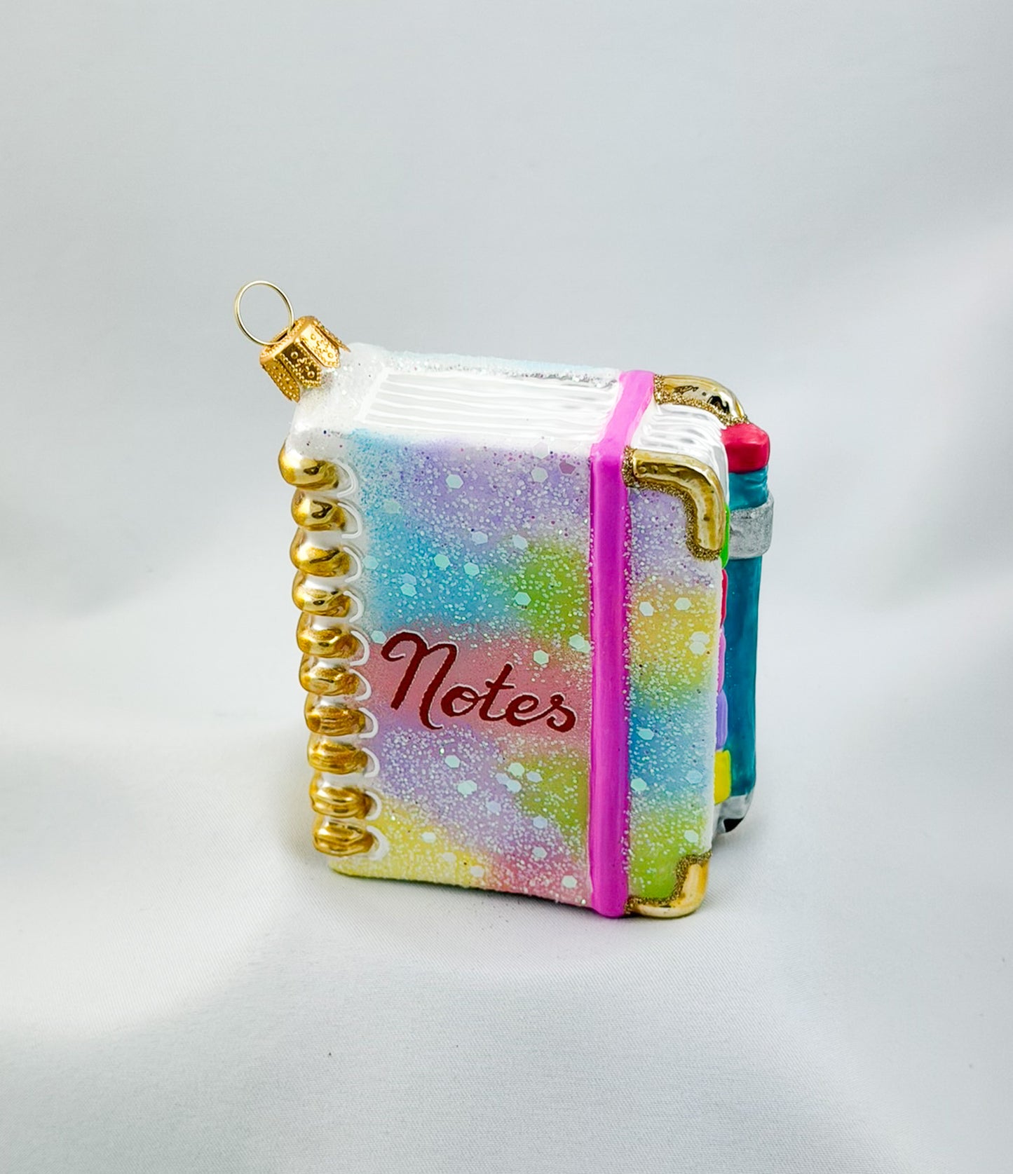 Colorful Notebook, Diary with Pencil
