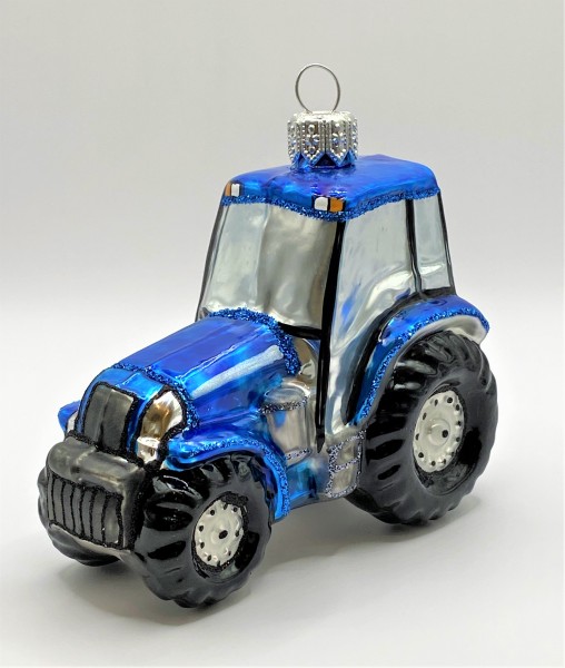 Blauer Traktor