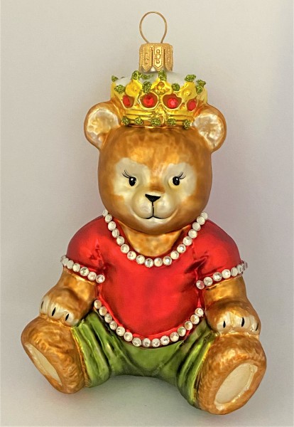 Teddybär mit Krone