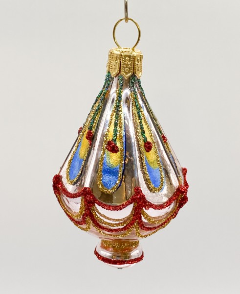 Rosa Lampion-Ornament