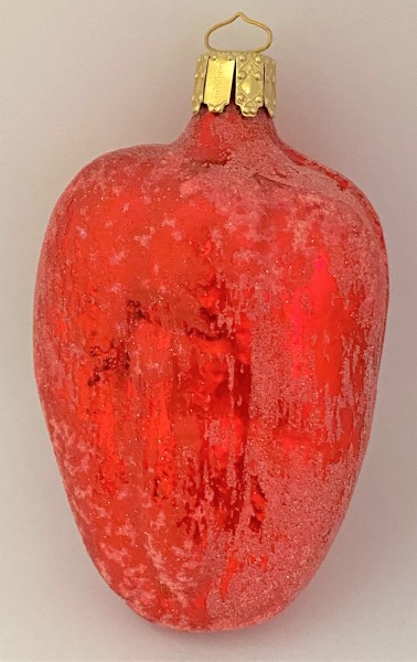 Rote Peperoni mit Glimmer