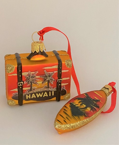 Hawaii, Set mit Reisekoffer