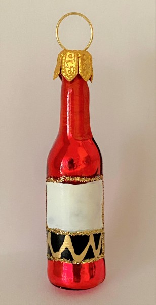 Kleine Rotwein-Flasche