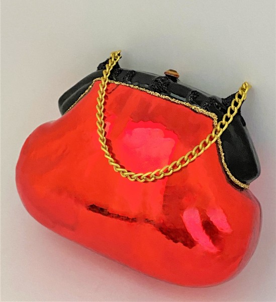 Rote Handtasche