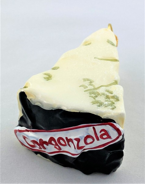 Stück Gorgonzola Käse
