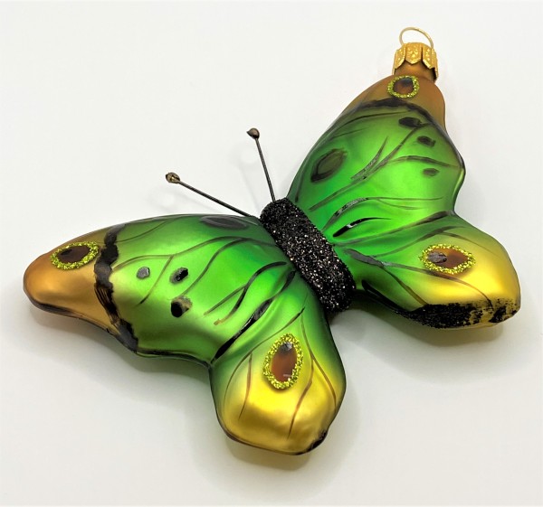 Schmetterling grün bronze