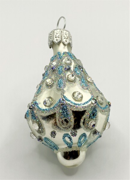 Silbernes Lampion-Ornament