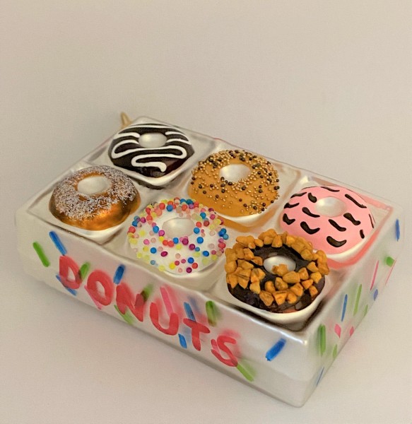 Schachtel mit Donuts