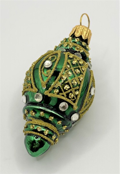 Grünes orientalisches Zapfen-Ornament