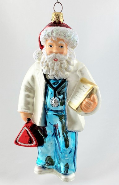 Santa als Arzt