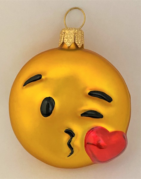 Kleiner Zwinker Smiley mit Kussmund, Emojis