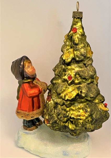 Das Mädchen bewundert den Christbaum, KOMOZJA MOSTOWSKI