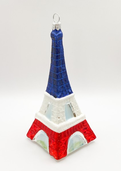 Eiffelturm in den französischen Landesfarben