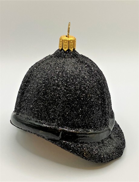 Schwarzer Reit-Helm