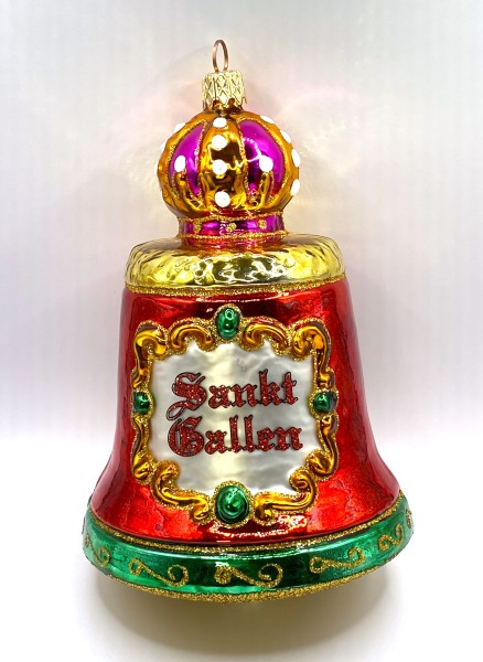 Grosse Souvenir-Glocke mit Aufschrift " St.Gallen "