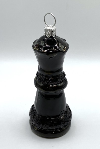 Schachfigur Dame schwarz