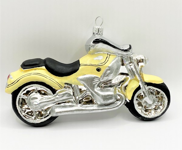 Motorrad in Harley Farben